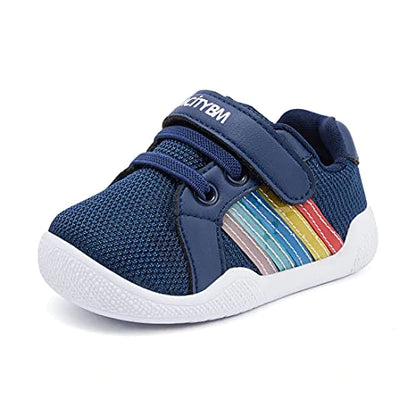 Velcro Rainbow Breathable Soft Non-Slip Sneakers First Walkers | BMCiTYBM