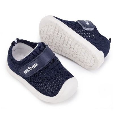Velcro Breathable Mesh Walking Lightweight Slip Resistant Athletic Shoes | BMCiTYBM