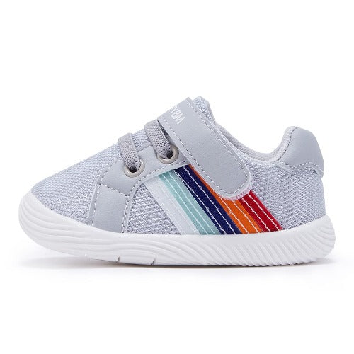 Velcro Rainbow Breathable Soft Non-Slip Sneakers First Walkers | BMCiTYBM