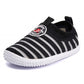 Good Baby Knitted Striped Non-slip Sneakers First Walker BMCiTYBM BMCiTYBM 6-12 Months Infant Black 